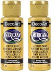 Deco Art Americana Acrylic Multi-Purpose Paint, Antique Gold, 59 ml (Pack of 2)