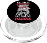 Racing Race Sunglasses Girl Just Call Me Pretty And Take Me PopSockets PopGrip for MagSafe