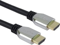 Kabel Premiumcord Premiumcord Kabel Hdmi 2.1 High Speed + Ethernet Kabel (Zinc Alloy Krytky, Zlacené Konektory) 2M