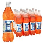 IRN-BRU Sugar-Free Diet, 12 Pack Zero Sugar & Low Calorie Fizzy Drinks Multipack Bottles - 12 x 500ml Bottles