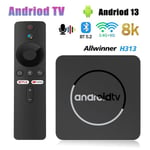 HOT Q1Smart 4K TVBox Android 10 Allwinner H313 2GB 16GB Dual 2G 5G Wifi BT5.2 mediasoitin Android-digisovitin erilaisille televisioille