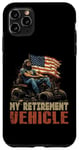 Coque pour iPhone 11 Pro Max Tondeuse à gazon My Retirement Vehicle Lawn Mower Racing Gardener Lawnmower