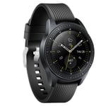 Samsung Galaxy Watch 42 mm  silikonirannekoru (S) Musta