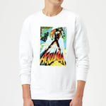 Justice League Aquaman Cover Sweatshirt - White - S - Blanc