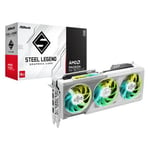 ASRock AMD Radeon RX 9070 XT Steel Legend 16GB GDDR6 Graphics Card - 90-GA5DZZ-00UANF