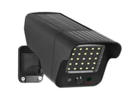 Maclean Sol1803s Dummy-Kamera, Solcell, Blinkande Led, Rörelsesensor, Led-Belysning, Gratis Klistermärke