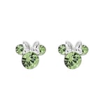 Disney Minnie Mouse - E905162RAUGL - Boucles d'Oreille Femme - Argent 925/1000 2.0 Gr - Cristal