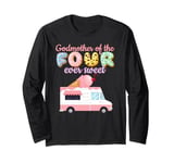 Godmother of FOUR ever Sweet ice-cream Truck 4th Birthday Long Sleeve T-Shirt