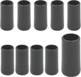 Lot De 10 Butées D'Arrêt 40 Mm, Couleur Gris Anthracite Avec Rondelles Et Vis Pour Store Et Volet Roulant-Butées Tampon-Bouchon De Protection De Volets Roulant-Fabrication Française