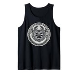 Viking Midgard Serpent Celtic Runes Symbols Walhalla Tank Top