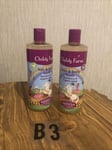 X2 Childs Farm | Kids Hair & Body Wash 500ml | Blackberry & Organic Apple