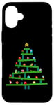 iPhone 16 Plus 8 Bit Retro Gaming Christmas Tree Case