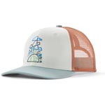 PATAGONIA K's Trucker Hat - Blanc / Bleu Marron taille Unique 2025