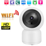 (UK Plug)1080P HD WiFi Security Camera System 2-Way Intercom Motion Detect