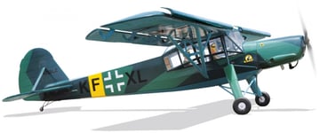 Black Horse Fieseler Fi156C Storch Grön 2850mm 35cc Bensin ARTF