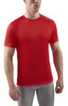 Sub Sports Men's Heat Stay Cool Short Sleeve Tech T-Shirt-Red, Small