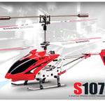 IR 3 Canaux RC Helicopter Flying RC Drone Monolame Télécommande Hélicoptère Modèle Jouets RTF,Rouge