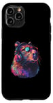 Coque pour iPhone 11 Pro Capybara DJ House Dance Club Beatmaker Casque de musique