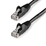 StarTech.com 10m CAT6 Ethernet Cable - Black CAT 6 Gigabit Ethernet Wire -650MHz