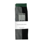 BNWT - CALVIN KLEIN JEANS Mens Combed Cotton Crew Socks  Black Grey