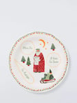 John Lewis Christmas Eve Fine China Plate, 27cm, Multi