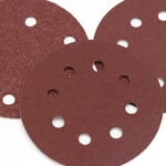 50-pack 180mm 240 Grit Sanding Discs 180mm Discs 8 Hole Sandpaper för Väggslipmaskin