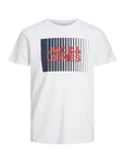 JACK & JONES Garçon Jjecorp Logo Tee Play O-Neck Noos JNR T-Shirt, Blanc., 152 EU