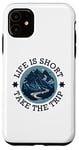 iPhone 11 Life Is Short Take The Trip Travel Adventurer Hiking Camping Case