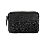 camel active Bags Wave Étui à clés en Cuir pour Femme Taille Moyenne, Noir, 11,0 x 2,0 x 8,0, Étui à clés