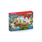 schleich 98644 Advent Calendar Dinosaurs 2022, for Children from 5 Years, Dinosa