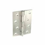 Securit S4289 Stainless Steel Butt Hinges 100mm Pack of 2 Cupboard Jewellery Box