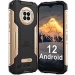 DOOGEE Telephone Portable Incassable, S96GT 2022 Smartphone Incassable Android 12, 6.22" HD+, 8Go/256Go(SD 512Go),48MP Caméra Arrière&32MP Caméra Frontale, 6350mAh,NFC/Etanche/GPS- Or