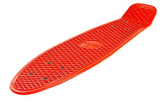 Ridge Skateboards Mini Cruiser Deck Plateau de Skateboard, Organics, Burnt Orange, 22" x 6", fabriqué au Royaume-Uni, 55cm