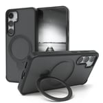 EAZY CASE for Samsung Galax S24 Phone Case Magsafe Ring Cover Stand Up Swivel