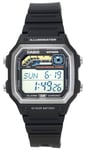 Casio Digital Alarm Chrono Illuminator Stopwatch Timer WS1600H1A 100M Mens Watch