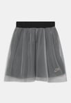 NIKE ICON CLASH Tulle Layered Fleece Skirt Black Stretch BNWT Girls Size Small