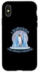 iPhone X/XS Antarctica I Survived The Drake Passage Penguin Iceberg Case