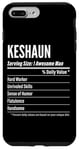 iPhone 7 Plus/8 Plus Keshaun Gift, Nutritional Facts Serving Size, Calories Case