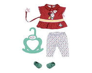 Zapf Creation- Baby Born Little Tenue de Sport Rouge pour poupée de 36cm Mains, Jeu créatif Suscite l'empathie & développe Les aptitudes sociales. pour Les Petits de 2 Ans et +, 831885, Multicolore