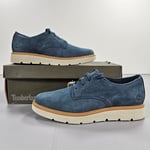 Timberland Womens Oxford Shoes Blue 8 UK Leather Kenniston Lace Ox A19EP