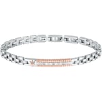 Bijoux Maserati  Bracelet en acier et diamant