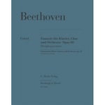 Beethoven - Choral Fasia In C Minor Op. 80 - Piano, Choeur Mixte Et Orchestre