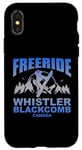 Coque pour iPhone X/XS Freeride Snowboard Sifflet Blackcomb Canada