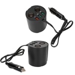 Mr‑01B Cigarette Lighter Distributor Car Charger 3 Usb Fast Charging And 2 S LSO