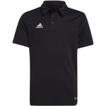 Lasten poolo T-paita Adidas Entrada 22, musta