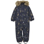 MinyMo vinterdress til barn, navy