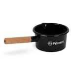 Petromax Enamel Pan Black 0.5 litre - Camping Fire Cooking Pot.