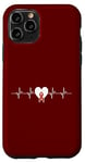 iPhone 11 Pro Heart Beats Pulse Wear Red Heart Disease Awareness Case