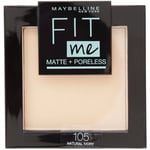 Maybelline Fit Me Matte + Poreless Powder 105 Natural Ivory