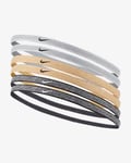 Nike Swoosh Sport Metallic Hairband (6-Pack)